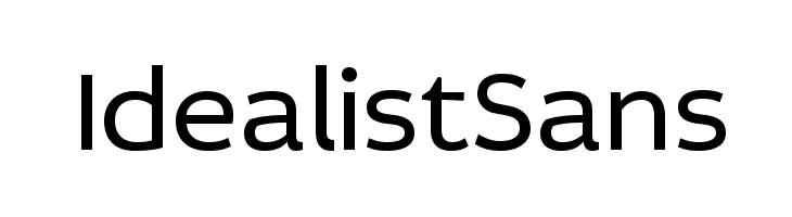 IdealistSans フォント