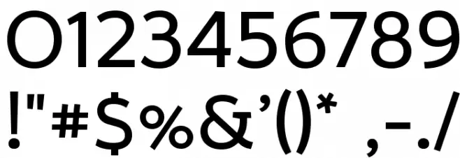 IdealistSans Font OTHER CHARS