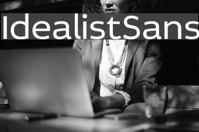 IdealistSans Font examples