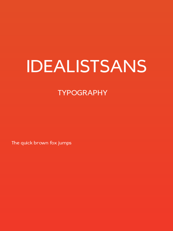 IdealistSans Poster