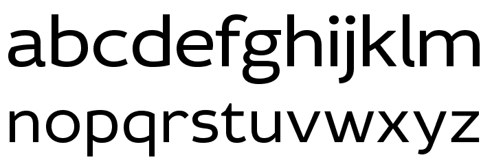 IdealistSans Font LOWERCASE