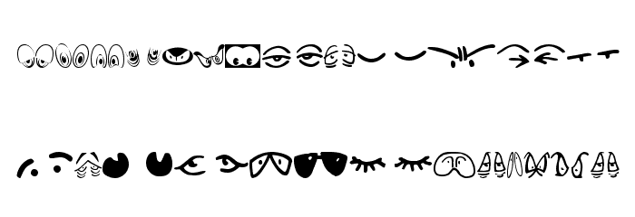 IdentAKitEyes Font OTHER CHARS