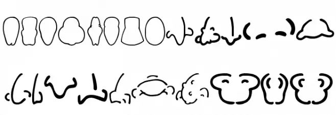 IdentAKitFaceBits Polices MAJUSCULES