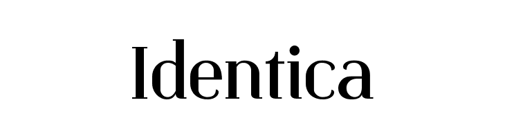 Identica  Frei Schriftart Herunterladen