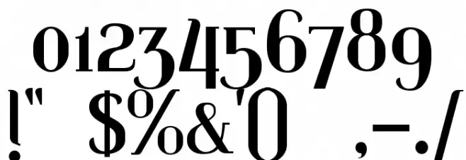 Identica Font OTHER CHARS