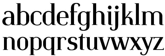 Identica Font LOWERCASE
