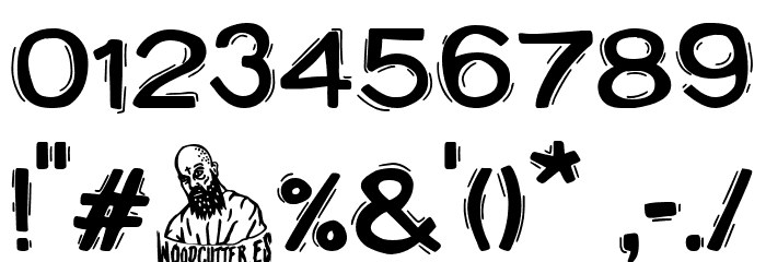 Identification Card Font OTHER CHARS