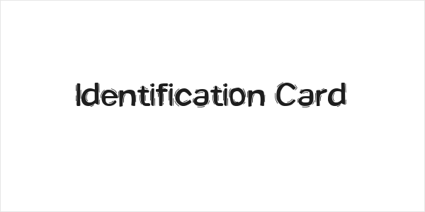 Identification Card Logo