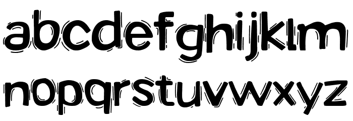 Identification Card Font LOWERCASE