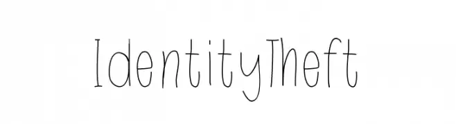 IdentityTheft  नि: शुल्क फ़ॉन्ट्स डाउनलोड