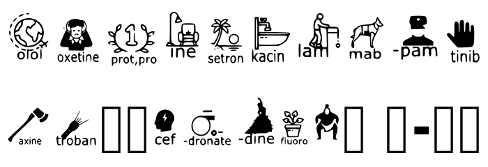 Ideofarma Regular Font OTHER CHARS