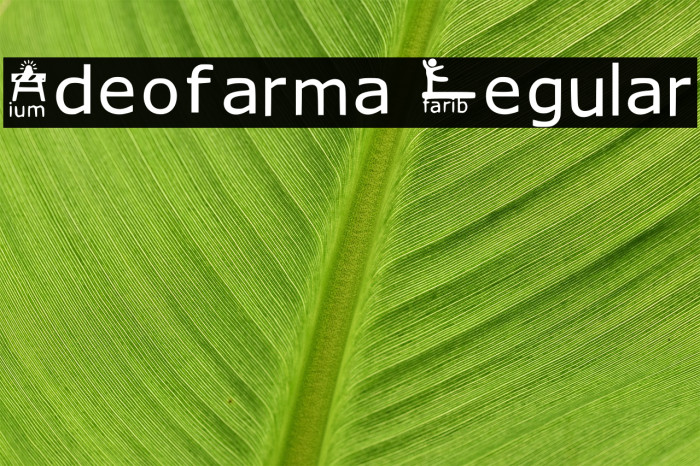 Ideofarma Regular Font examples
