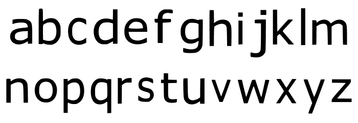 Ideofarma Regular Font LOWERCASE