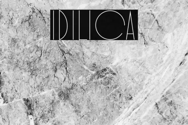 Idilica Font examples