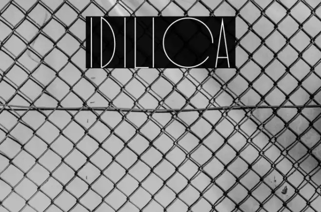 Idilica Font examples