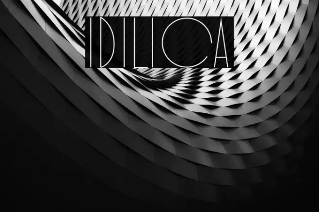 Idilica Font examples