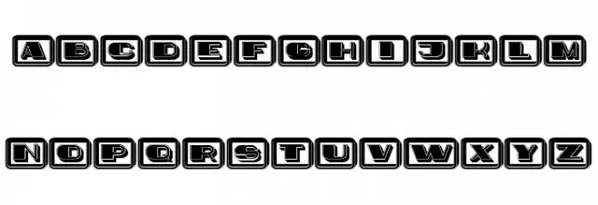 Idiot Capitals Filled Regular Polices MAJUSCULES