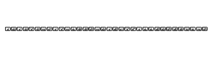 Idiot Capitals Gradient Filled Regular  Frei Schriftart Herunterladen