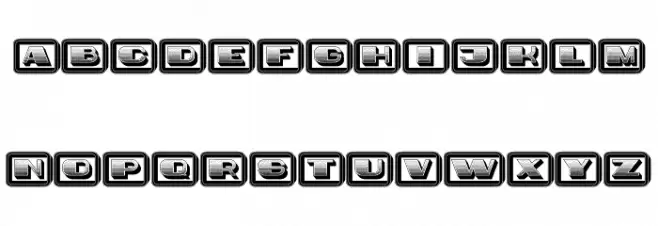 Idiot Capitals Gradient Filled Regular Schriftart Groß