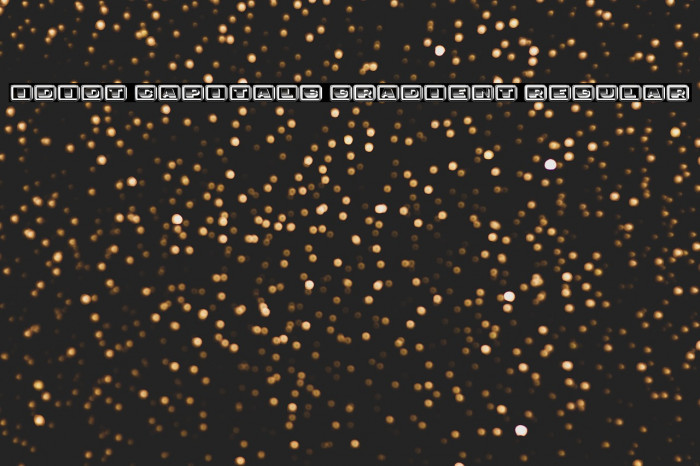 Idiot Capitals Gradient Regular Example 1