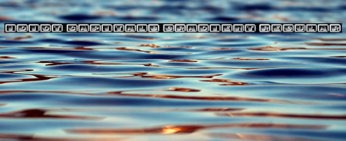 Idiot Capitals Gradient Regular Example 2