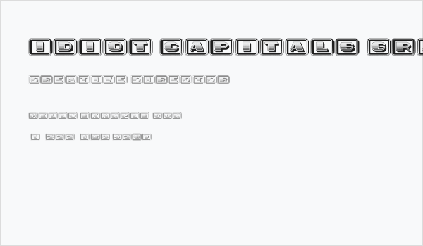 Idiot Capitals Gradient Regular Business Card