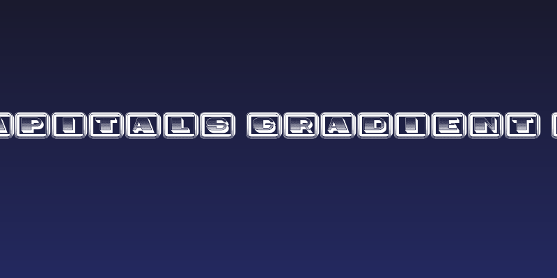Idiot Capitals Gradient Regular Social Header