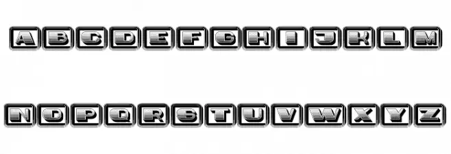 Idiot Capitals Gradient Regular Caratteri MINUSCOLO