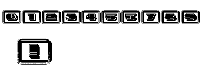 Idiot Capitals Regular Font OTHER CHARS