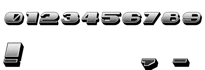 Idiot Gradient Italic Font OTHER CHARS