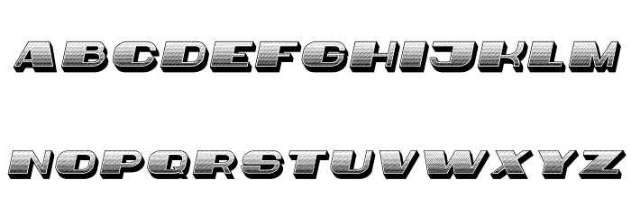 Idiot Gradient Italic Font LOWERCASE