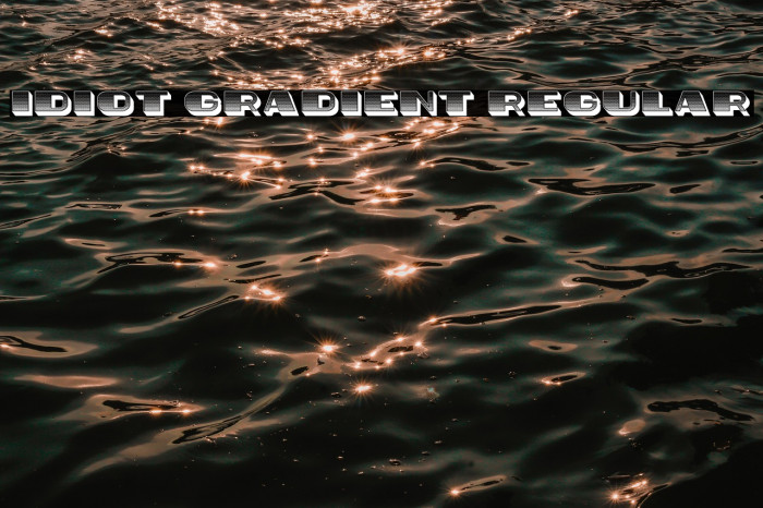 Idiot Gradient Regular Example 2