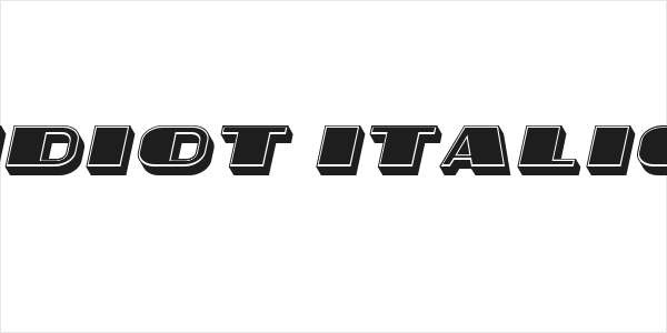 Idiot Italic Logo