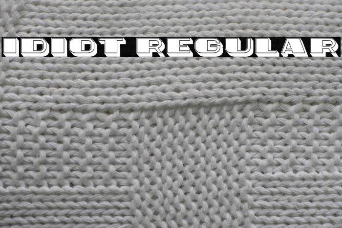 Idiot Regular Example 2