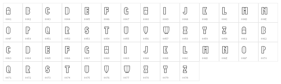 Idiotism Book Hollow Regular Character Map
