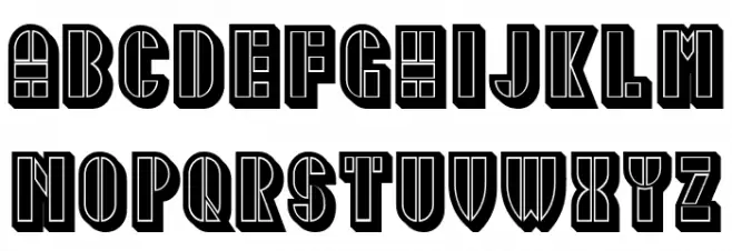 Idiotism Stylized Regular 字体 大写