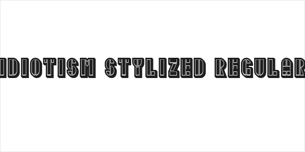 Idiotism Stylized Regular Logo