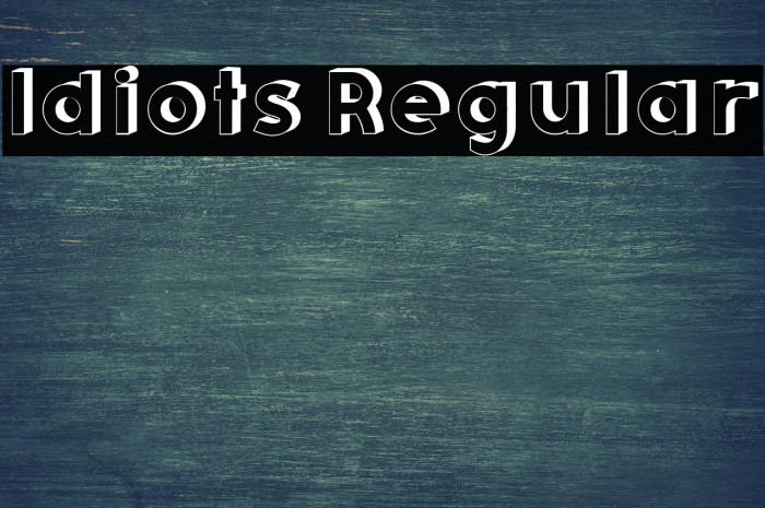 Idiots Regular Example 2