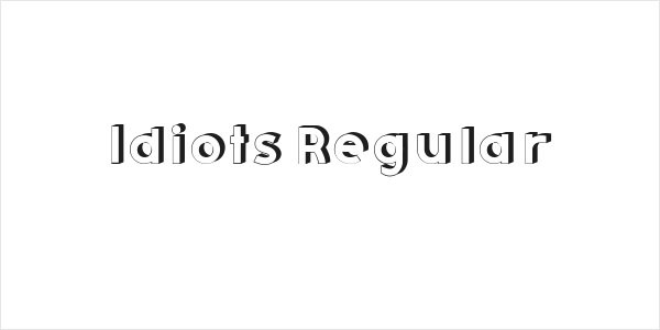 Idiots Regular Logo