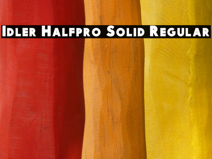Idler Halfpro Solid Regular Example 2