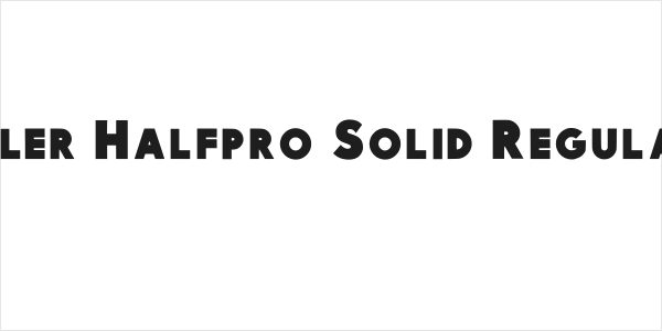 Idler Halfpro Solid Regular Logo