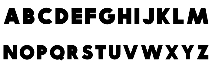 Idler Halfpro Solid Regular Schriftart Kleinbuchstaben