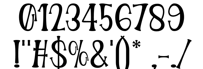 IdolaMarito Font OTHER CHARS