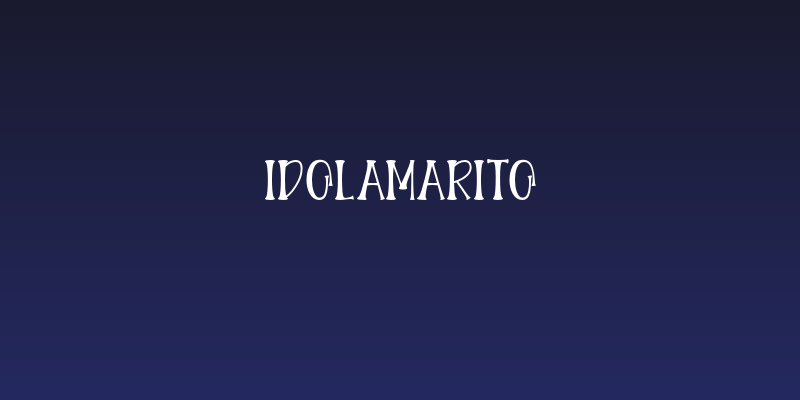 IdolaMarito Social Header