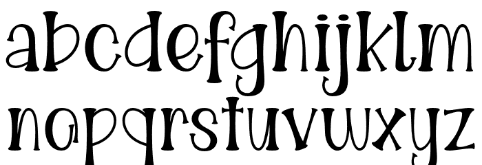 IdolaMarito Font LOWERCASE