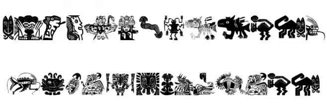 Idols Font UPPERCASE
