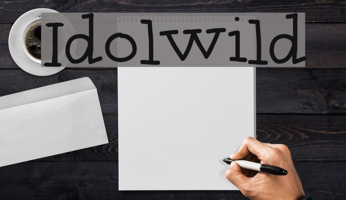 Idolwild Font examples