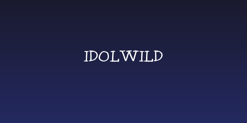 Idolwild Social Header
