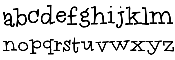 Idolwild Font LOWERCASE