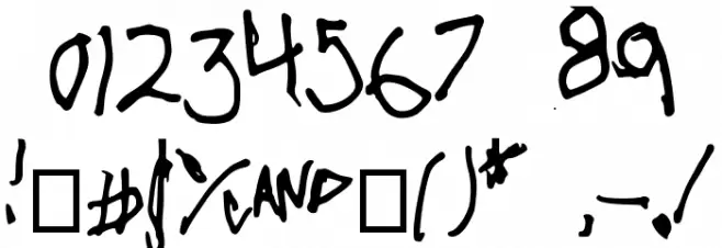 Idrawedthis Font OTHER CHARS